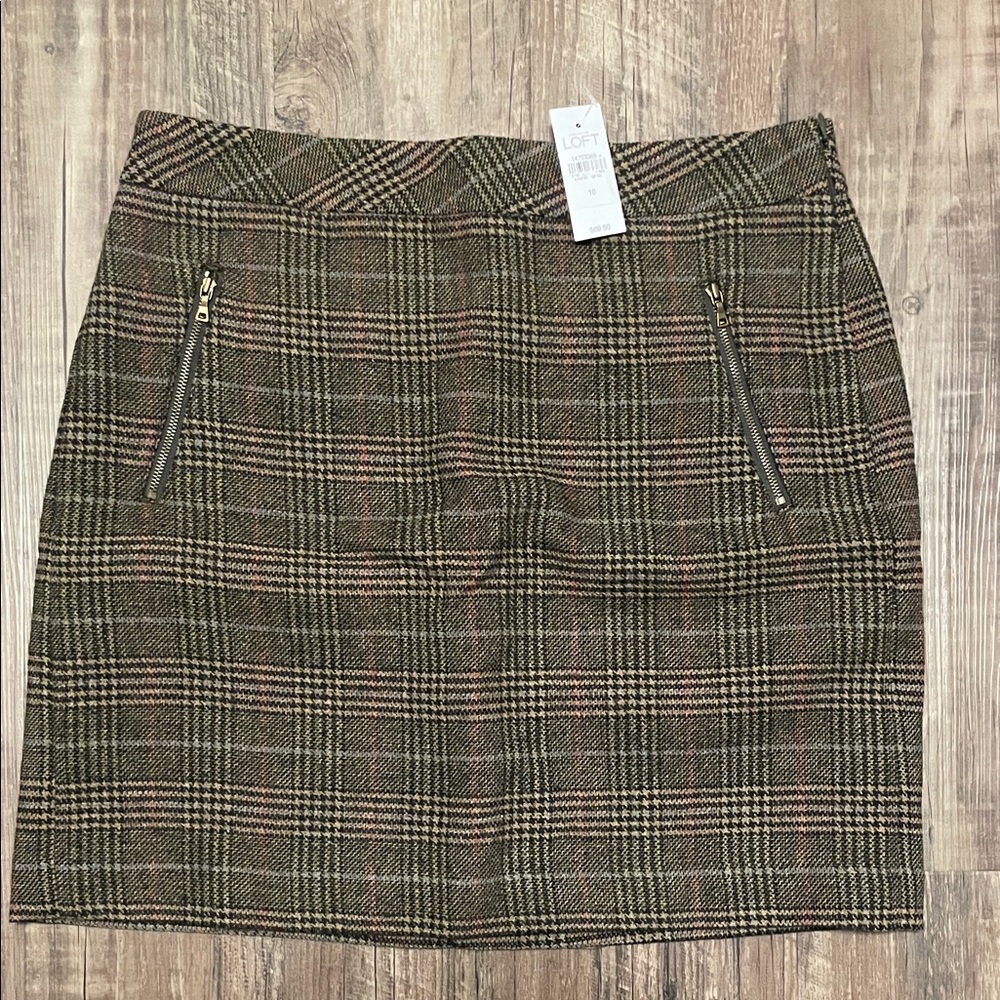 LOFT WOOL SKIRT SIZE 10